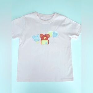 Stitchy Fish Disney Themed Pink Tee Shirt Size 4T